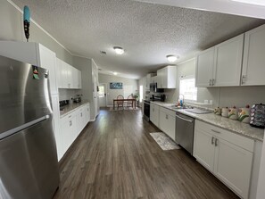 Large open kitchen 