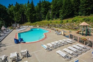Amenity center available for your use for summer months featuring indoor & outdoor pools, fitness rooms, tennis courts and more!