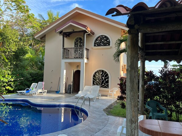 Photo from the back of the house