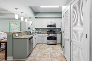 The family chef will love this updated kitchen complete with a huge workspace.