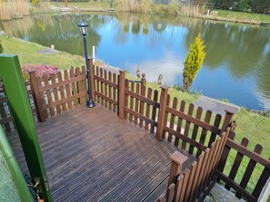 Private Fenced Decking Area