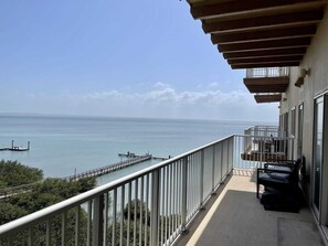 Balcony, Railing, Bridge, Building, Boat