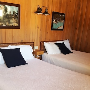 Back room two full-size beds