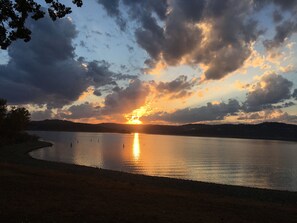 View amazing sunrises from your porch 