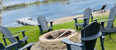 Get ready for great conversations and delicious s’mores around the fire pit!