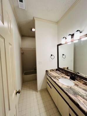 Hall way full bathroom