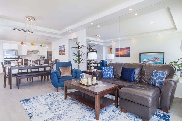 Living room and dinning area