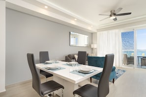 Dining table.