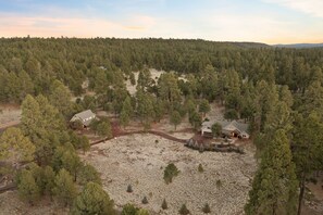 Main house and guest house