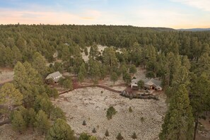 Main house and guest house