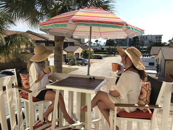 Enjoy. a coffee on the balcony with your BFF or sweetheart!
(c) Nomis Lab, LLC