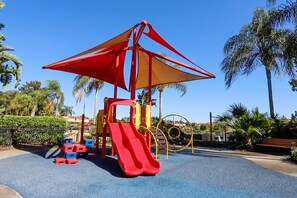 Fun for the whole family! Enjoy this nearby playground