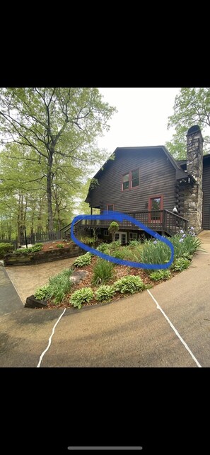 The guest suite is on the first level.