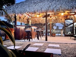 Enjoy you vacation in this Tiki bar