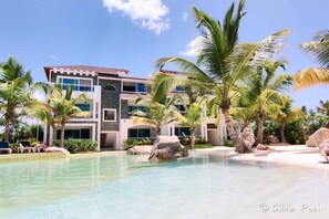 SUITE54 -  Estrella Dominicus counts with 2 amazing swimming pools with salt water to relax and enjoy your day in paradise under palms. 