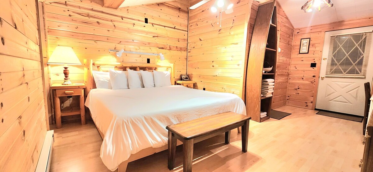 *Little Betsy cabin on Lake Superior sandy beach*