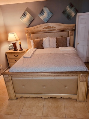 king bed