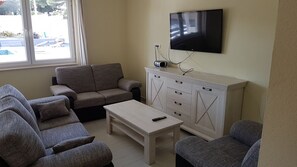 Living room with sofa bed