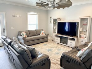 Family room - Queen sofa sleeper
