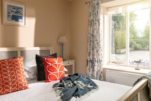 View from bedroom onto the courtyard