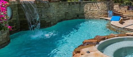 Resort-style pool & hot tub. 100% secluded. You've arrived someplace special.