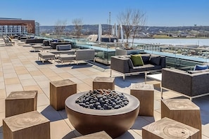 Rooftop sitting area