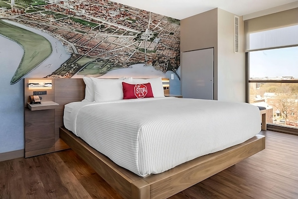 Comfortable King size bed