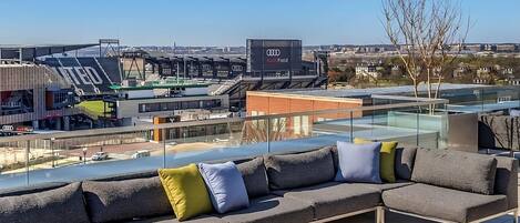 Rooftop sitting area