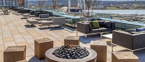 Rooftop sitting area