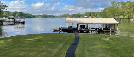 View from screened in porch