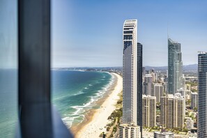 Vista para a praia ou o mar