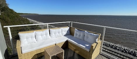 Unobstructed views on multiple levels. You may even see the Blue Angels! 