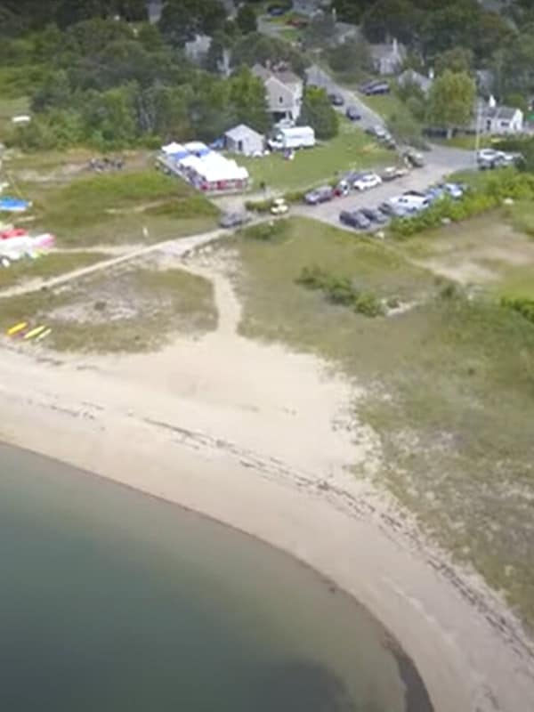 Association beach on Phinney's Harbor, 4 min. walk