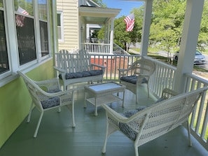 Great front porch to relax