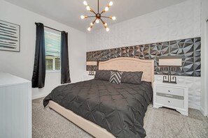 Enjoy a peaceful escape with plush furnishings, elegant design, and all the comforts you desire for a restful stay.