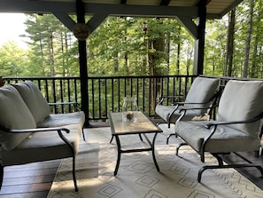 Back deck sitting area