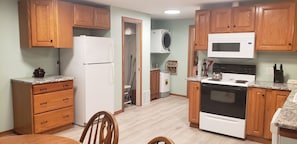 view of the laundry area and pantry