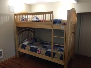 Bunk beds in kids room.