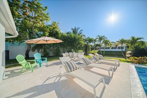 Recently re-modeled pool deck