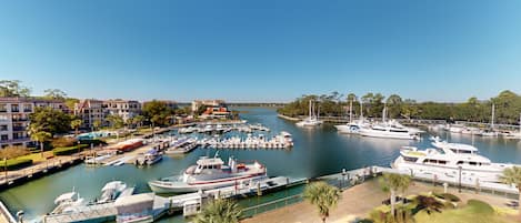 View of the Marina from Private Balcony