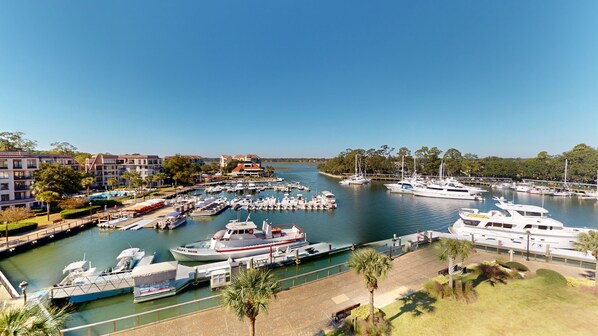 View of the Marina from Private Balcony