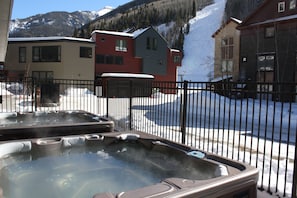 Communal hot tub.