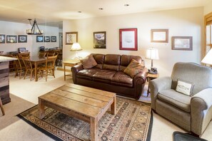 Spacious living area.