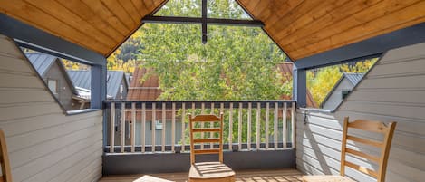 Covered patio.