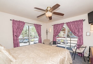 Primary bedroom features a king bed.