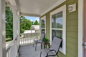 You can sit on your front porch every morning and just relax