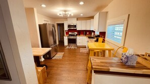 cozy and colorful kitchen