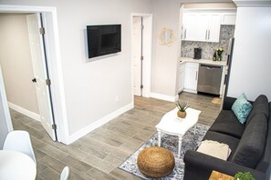 living room- sofa and tv