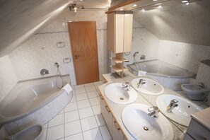 Loft Ferienwohnung, 40qm mit WC, Dusche oder Bad, max. 5 Personen