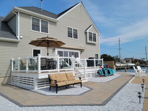 Expansive elevated deck